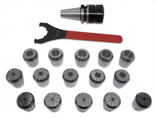 BT40-ER40-80 15PCS Патрон с набором цанг 15 шт (d4/5/6/7/8/9/10/12/14/16/18/20/22/24/26 мм)